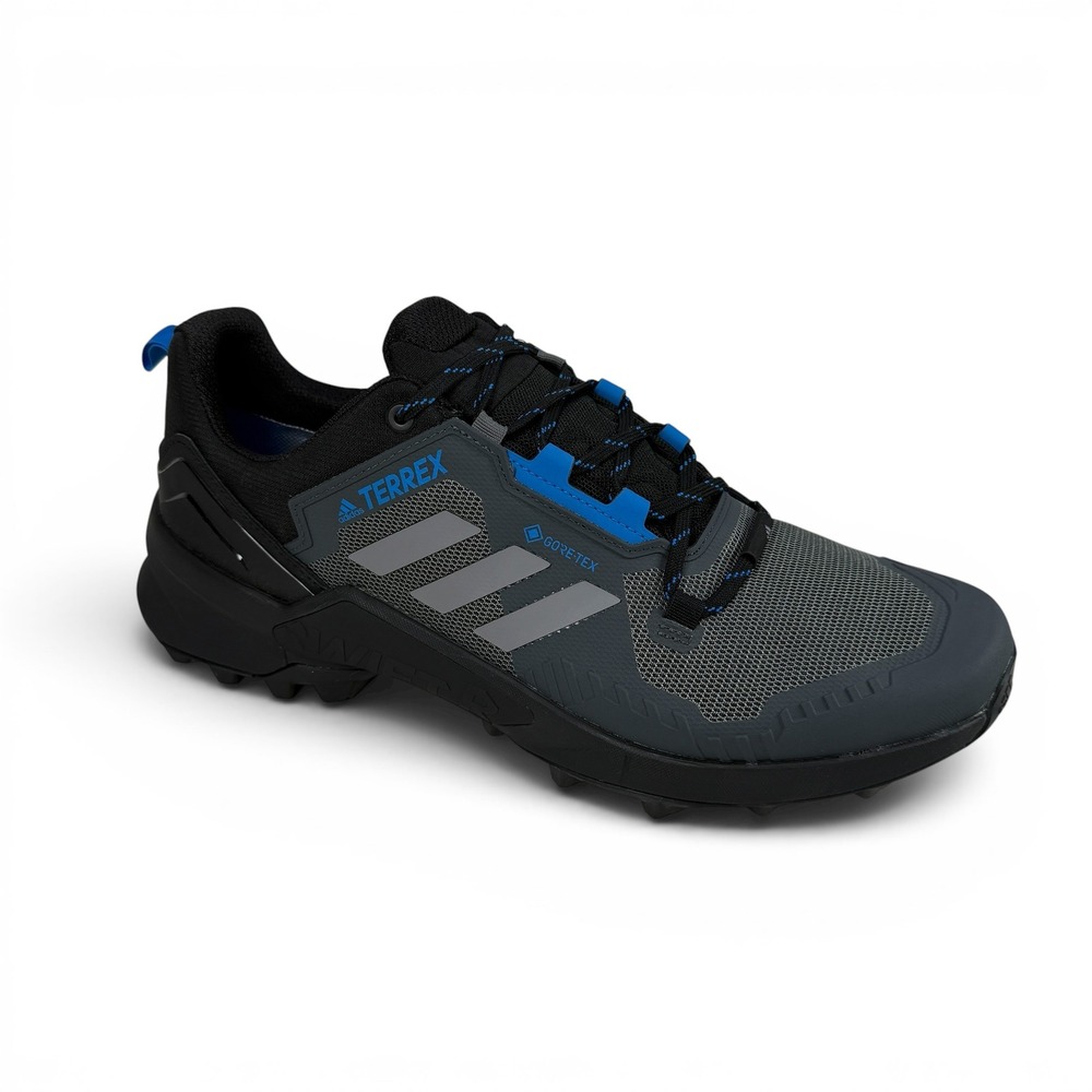 Adidas‎ Terrex Swift R3 GTX Hiking Shoes Mens 12.5 Grey Blue GZ0351 Gore Tex WP